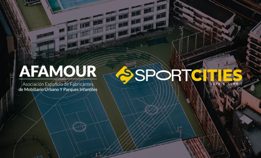 AFAMOUR and SPORTCITIES sign a strategic agreement to drive innovation in public spaces and active urban furniture
